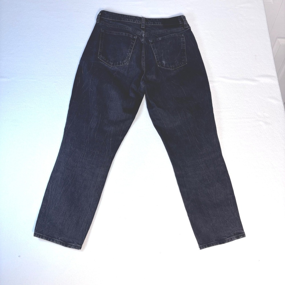 Abercrombie & Fitch Curve Love The Mom High Rise Jeans Black 29 8R - Picture 4 of 11